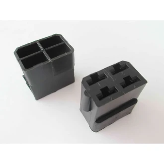 Колодка гнездов/штырев.9007/9008 сер.6,3мм 4-конт.без провод.