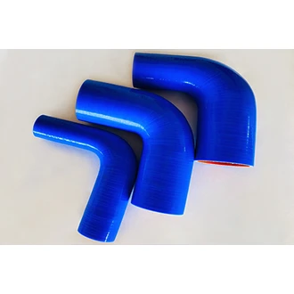 Патрубок переход.D70/85 L=150х150 угл.90° силикон