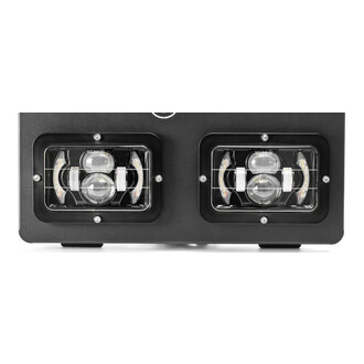 Решетка с фарами квадр.LED FG308-RT-SET (40W 12/24V, дальн.ближн.ДХО,поворот)
