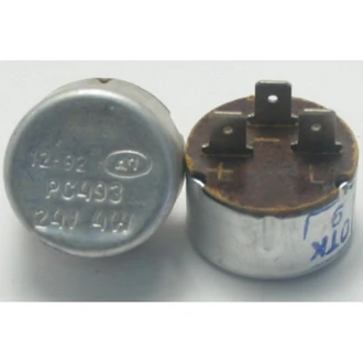 Реле контр.лампы РС-493 24V ручн.торм.К-з
