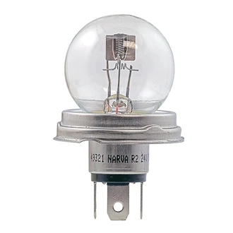 Автолампа фары R2 А12-45/40W 3 конт.(ШАР)