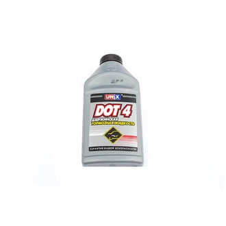 Жидкость тормозная UNIX DOT-4 910 гр. (упак 15 шт)
