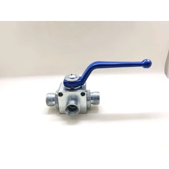 Кран запорный 3-х ходовой S-32