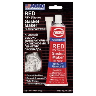 Герметик-прокладка 85 г. ABRO красный 343°С (упак.12 шт)