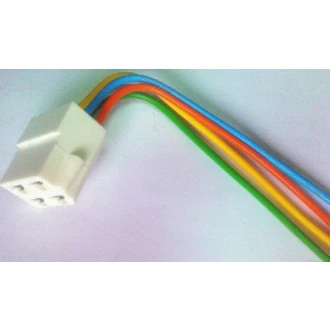 Колодка гнездов.с проводом S=1.5 сер.6,3 мм 4-конт.(мамка) 9007