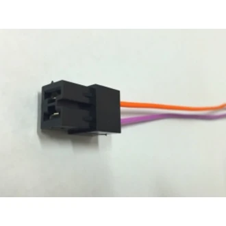 Колодка гнездов.с проводом S=1.5 сер.6,3 мм 2-конт.(мамка) 9003