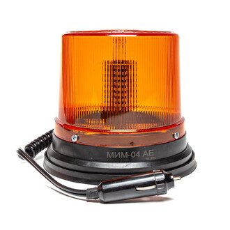 Маяк LED 12/24V МИМ-04 3 реж. h=140 мм,d= 160 мм (на магн,подкл.прикурка) 48 диод.