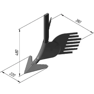 Окучник КОН-картофельный в сборе 2Н 082.04.000-18