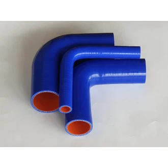 Патрубок 42х150х150 угл.90° силикон